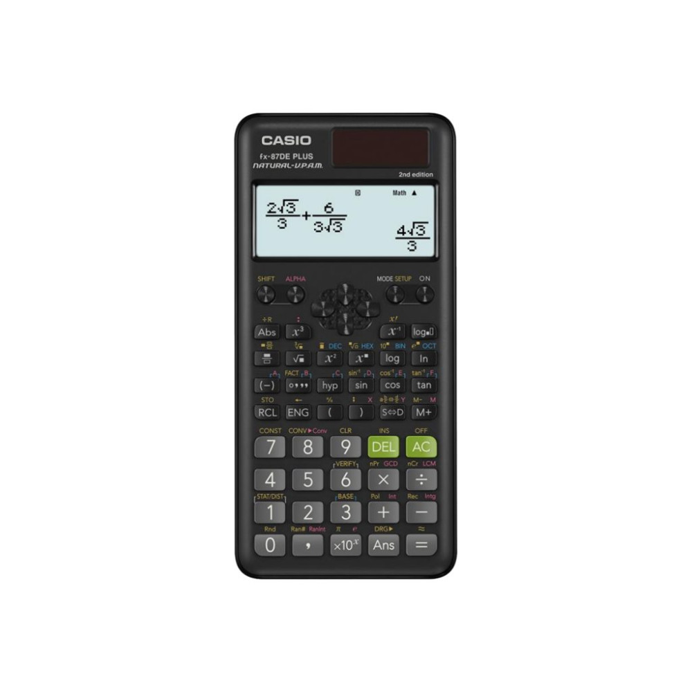 Produktbild för Casio FX-87DE PLUS 2nd edition - vetenskaplig kalkylator