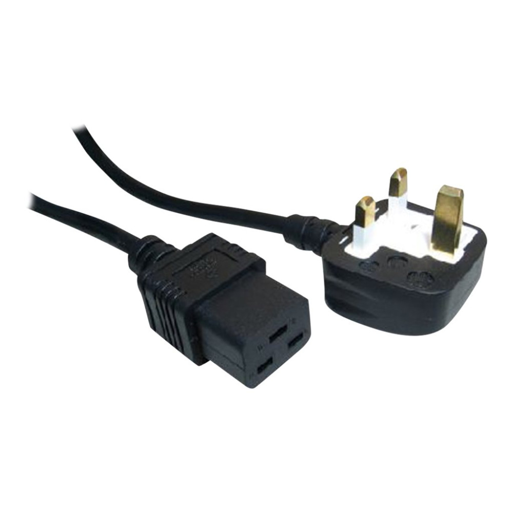 Produktbild för Kolink - strömkabel - Typ G till IEC 60320 C19 - 1.8 m