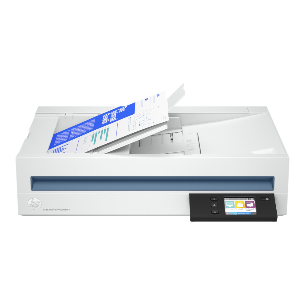 Produktbild för HP Scanjet Pro N4600 fnw1 - dokumentskanner - desktop - Gigabit LAN, USB 3.0, Wi-Fi(n)