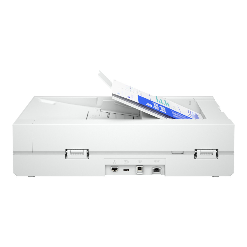 Produktbild för HP Scanjet Pro N4600 fnw1 - dokumentskanner - desktop - Gigabit LAN, USB 3.0, Wi-Fi(n)