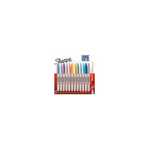 Newell Brands Sharpie Mystic Gems - markering - blandfärger (paket om 12)