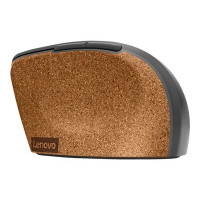 Produktbild för Lenovo Go - mus - 2.4 GHz - grå, kork