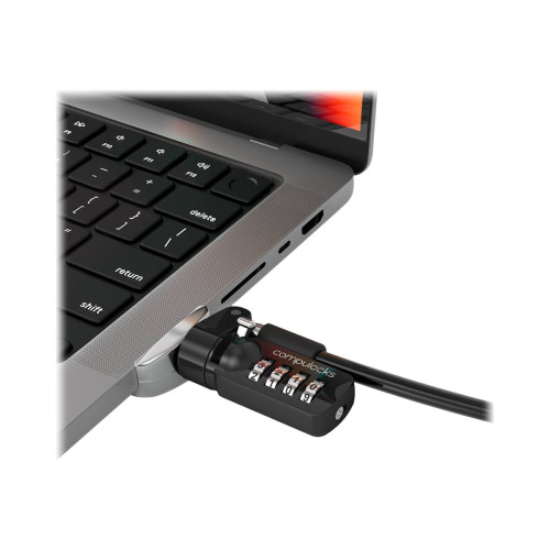 Compulocks Group Compulocks Ledge Lock Adapter for MacBook Pro 16" M1, M2 & M3 with Combination Cable Lock - adapter för säkerhetslåsurtag