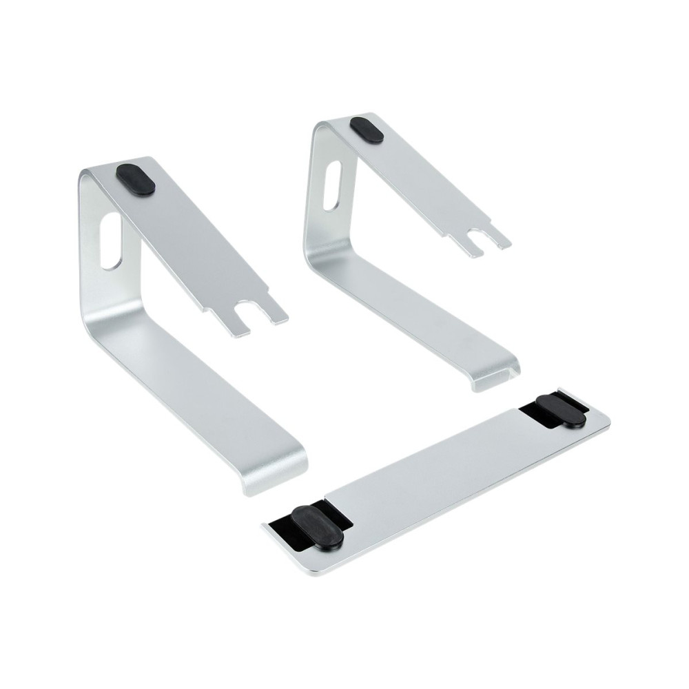 Produktbild för StarTech.com Laptop Stand for Desk, 5kg/11lb, Aluminum, Silver, Ergonomic - ställ för bärbar dator