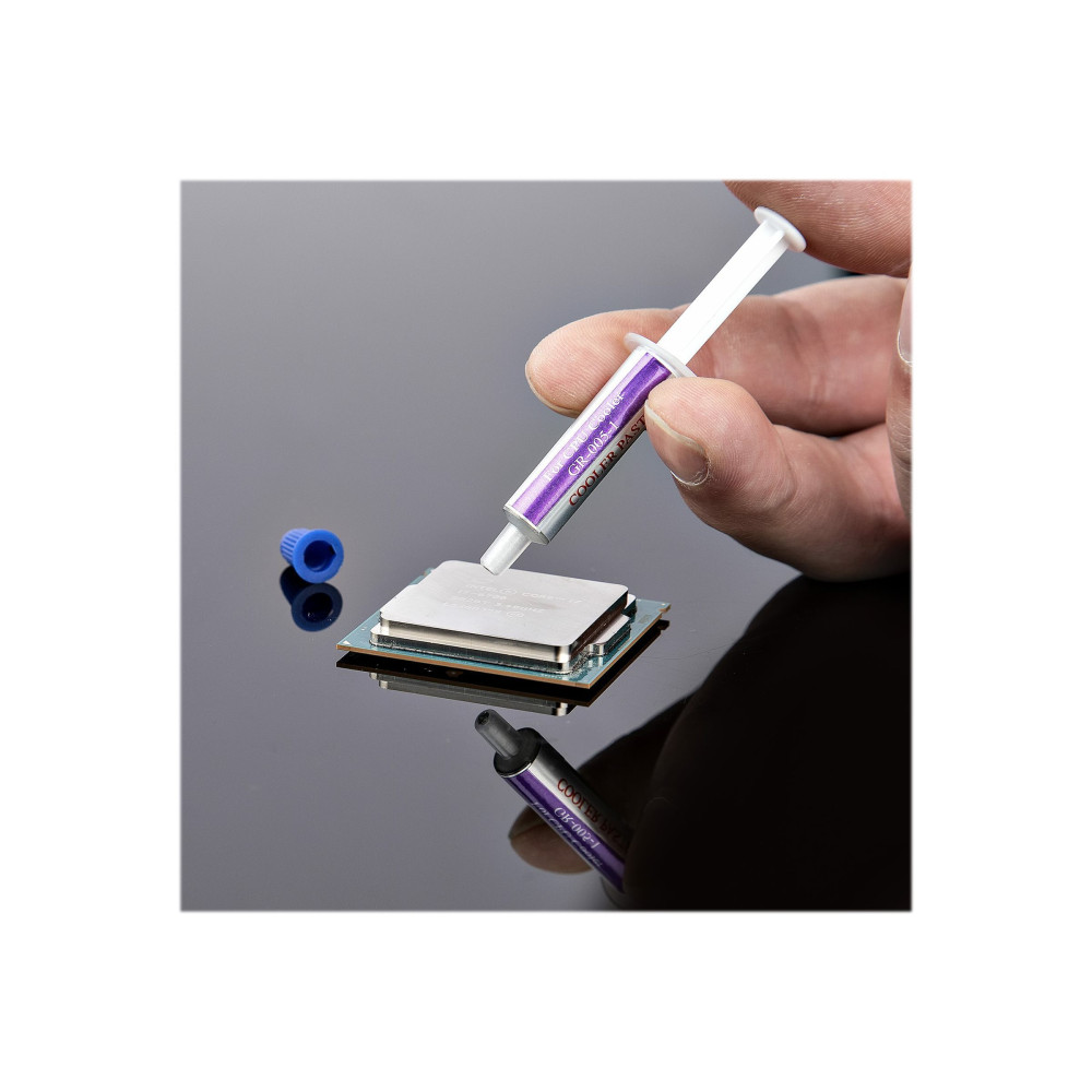 Produktbild för StarTech.com Thermal Paste, High Performance Thermal Paste, Pack of 5 Re-sealable Syringes (1.5g / each), Metal Oxide Heat Sink Compound, CPU Thermal Paste, Thermal Glue, RoHS / CE - GPU Grease - termisk pasta - hög prestanda