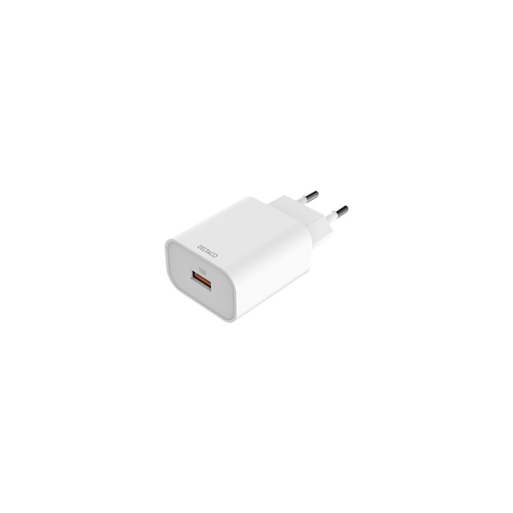 Produktbild för DELTACO USB-AC182 strömadapter - USB typ A - 18 watt