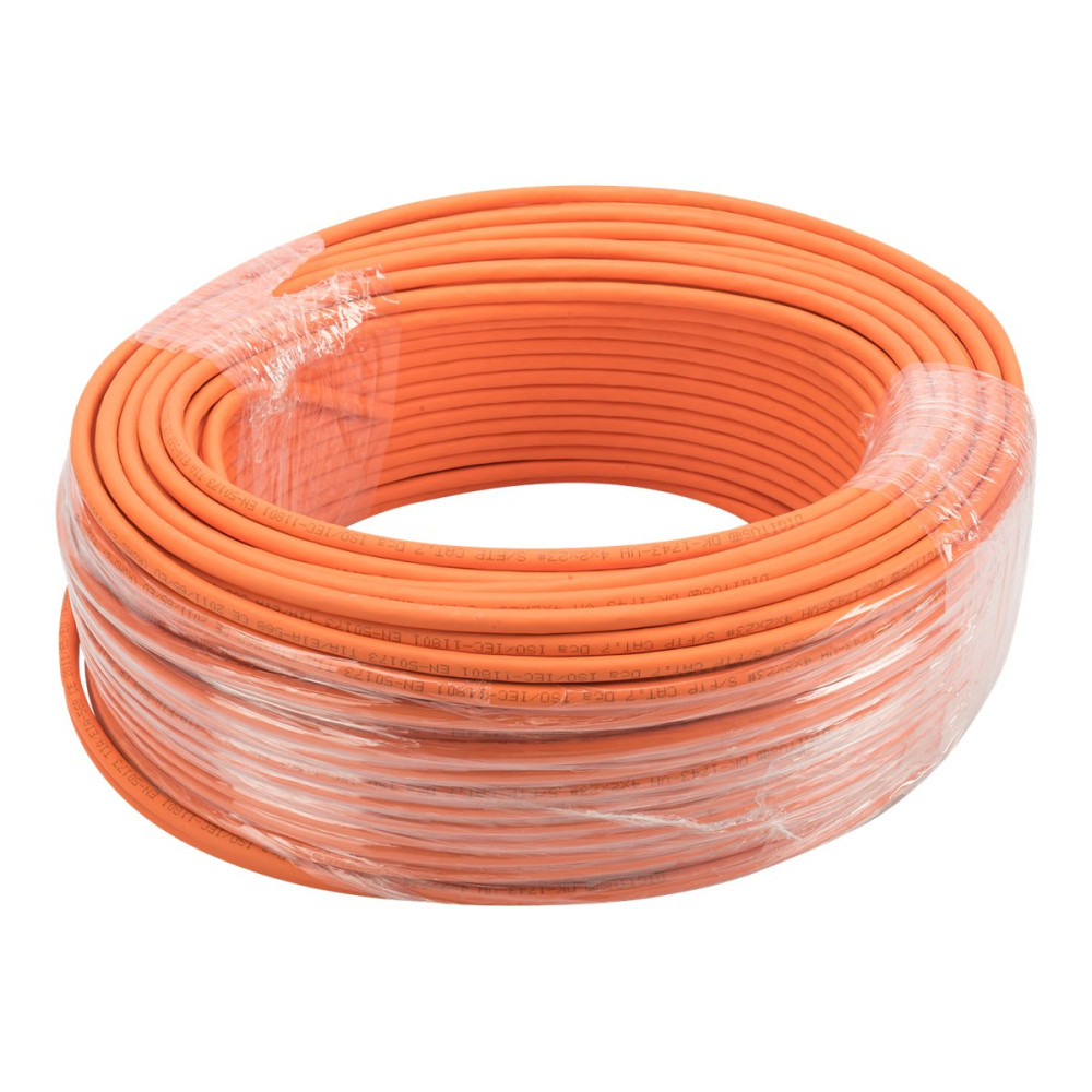 Produktbild för DIGITUS Professional bulkkabel - 25 m - orange, RAL 2000