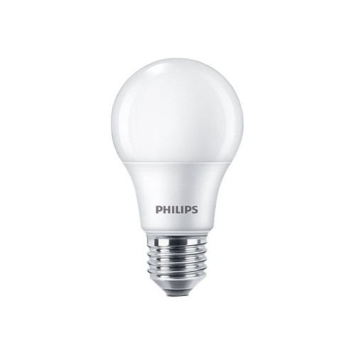 Philips Philips - LED-glödlampa - form: A60 - glaserad finish - E27 - 8 W - varmt vitt ljus - 2700 K (paket om 4)