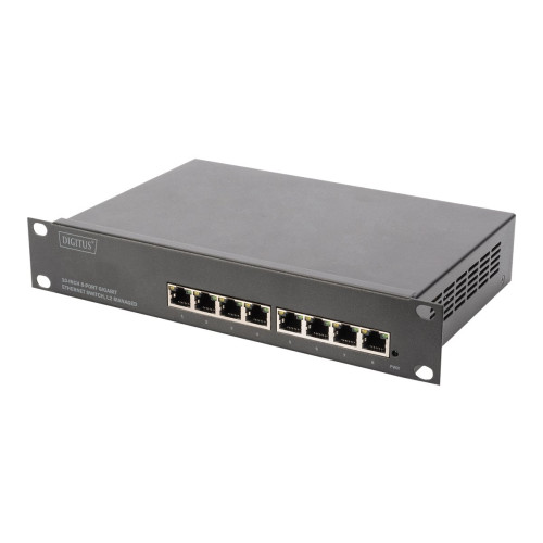 Digitus DIGITUS DN-80117 - switch - 8 portar - Administrerad - rackmonterbar