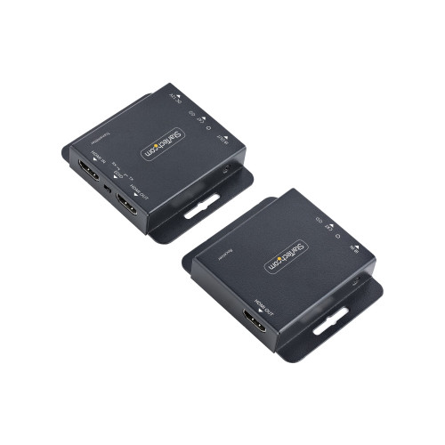 StarTech.com HDMI Extender over CAT6/CAT5, 4K 30Hz/130ft (40m) or 1080p 60Hz/230ft (70m) Video Extender, 4K HDMI over Ethernet Extender, PoC HDMI
