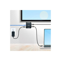 Produktbild för StarTech.com HDMI Extender over CAT6/CAT5, 4K 30Hz/130ft (40m) or 1080p 60Hz/230ft (70m) Video Extender, 4K HDMI over Ethernet Extender, PoC HDMI Transmitter and Receiver Kit, IR Extension - Local Video Output - förlängd räckvidd för audio/video - HDMI