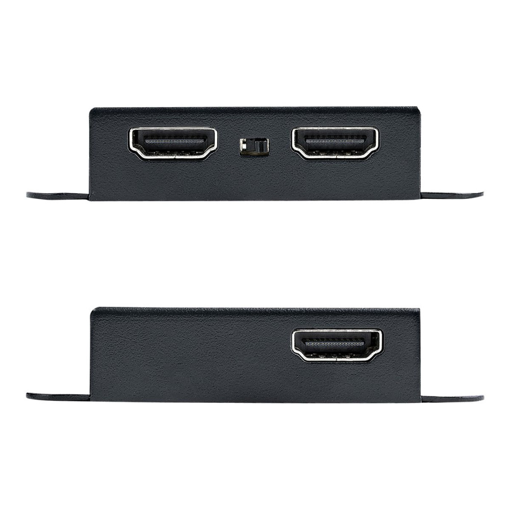 Produktbild för StarTech.com HDMI Extender over CAT6/CAT5, 4K 30Hz/130ft (40m) or 1080p 60Hz/230ft (70m) Video Extender, 4K HDMI over Ethernet Extender, PoC HDMI Transmitter and Receiver Kit, IR Extension - Local Video Output - förlängd räckvidd för audio/video - HDMI
