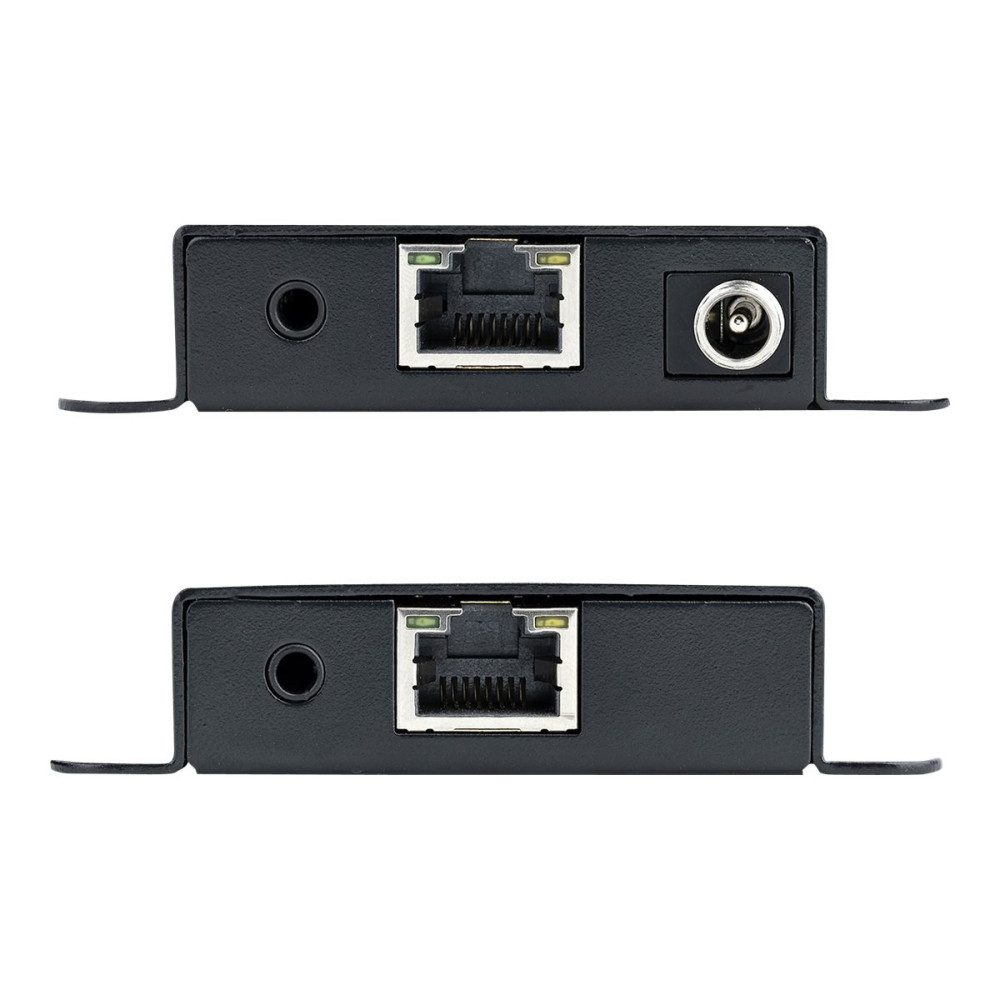 Produktbild för StarTech.com HDMI Extender over CAT6/CAT5, 4K 30Hz/130ft (40m) or 1080p 60Hz/230ft (70m) Video Extender, 4K HDMI over Ethernet Extender, PoC HDMI Transmitter and Receiver Kit, IR Extension - Local Video Output - förlängd räckvidd för audio/video - HDMI