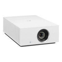 Produktbild för LG CineBeam HU710P - DLP-projektor - Miracast Wi-Fi Display / AirPlay 2 - vit
