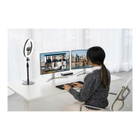 Produktbild för Kensington A1010 ställ - teleskopisk - för mikrofon/webbkamera/ljus - 3/8" skruvfäste