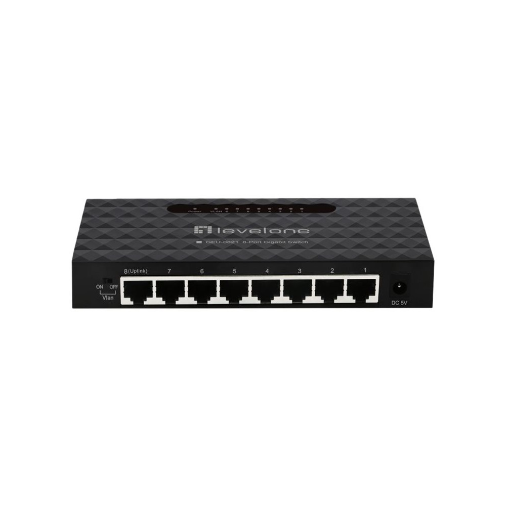 Produktbild för LevelOne GEU-0821 - switch - 8 portar