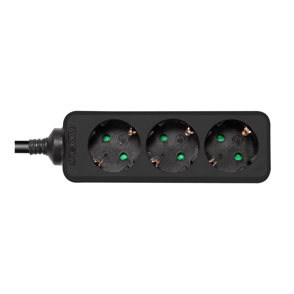 Produktbild för DELTACO - effektband - barnskydd, jordad - 3680 Watt