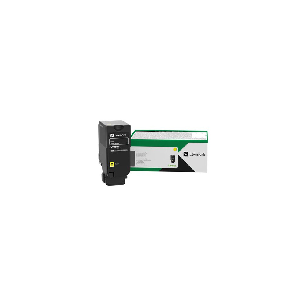Produktbild för Lexmark - gul - original - tonerkassett