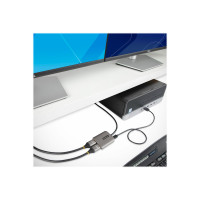 Produktbild för Startech DP to Dual HDMI MST HUB, Dual HDMI 4K 60Hz, DisplayPort Multi Monitor Adapter with 1ft (30cm) Cable, DP 1.4 Multi Stream Transport Hub, DSC | HBR3, DP to 2x HDMI Ports - DP to HDMI Splitter (MST14DP122HD) - videokort - DisplayPort / HDMI
