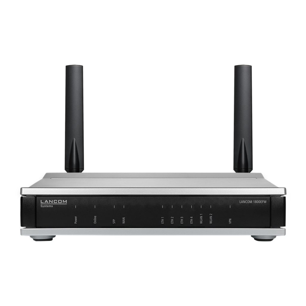 Produktbild för LANCOM 1800EFW - trådlös router - Wi-Fi 6 - skrivbordsmodell