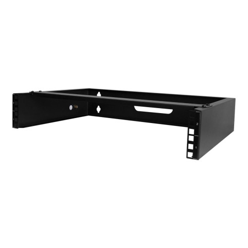 StarTech.com StarTech.com 2U Wall Mount Rack, 19" Wall Mount Network Rack, 14 inch Deep (Low Profile), Wall Mounting Patch Panel Bracket for Network Switches, IT Equipment, 77lb (35kg) Capacity - Network Equipment Rack (RACK-2U-14-BRACKET) - monteringsfäste för nätver
