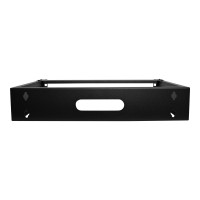 Produktbild för StarTech.com 2U Wall Mount Rack, 19" Wall Mount Network Rack, 14 inch Deep (Low Profile), Wall Mounting Patch Panel Bracket for Network Switches, IT Equipment, 77lb (35kg) Capacity - Network Equipment Rack (RACK-2U-14-BRACKET) - monteringsfäste för nätver