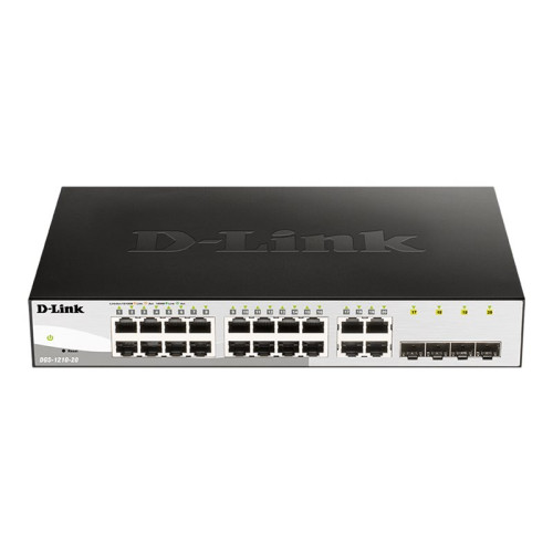 D-Link D-Link Web Smart DGS-1210-20 - switch - 16 portar - rackmonterbar