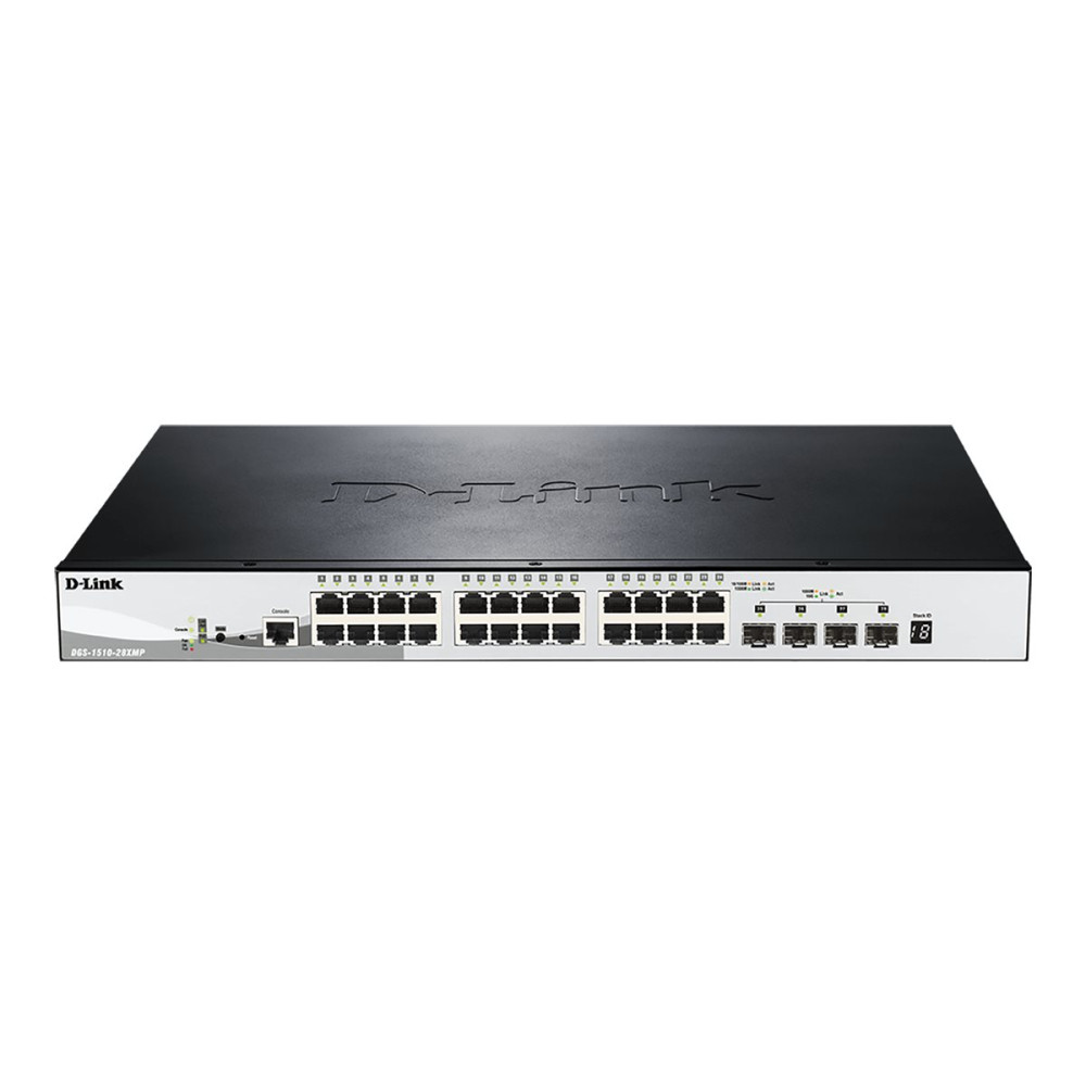 Produktbild för D-Link DGS 1510-28XMP - switch - 28 portar - smart - rackmonterbar