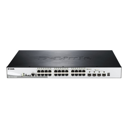 D-Link D-Link DGS 1510-28XMP - switch - 28 portar - smart - rackmonterbar