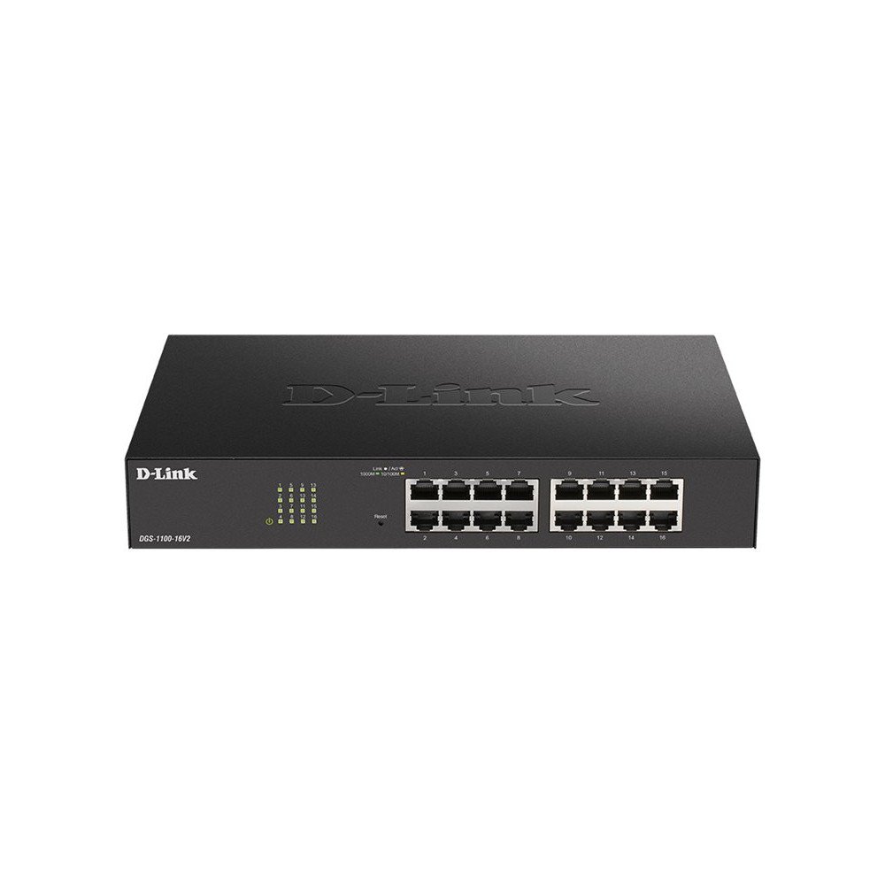 Produktbild för D-Link DGS 1100-16V2 - switch - 16 portar - smart - rackmonterbar