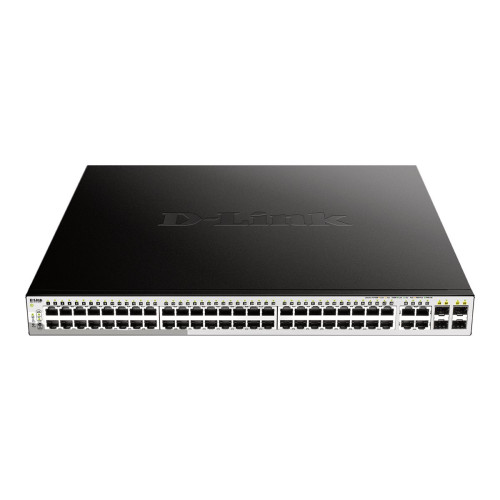 D-Link D-Link DGS 1210-52MP - switch - 52 portar - smart - rackmonterbar