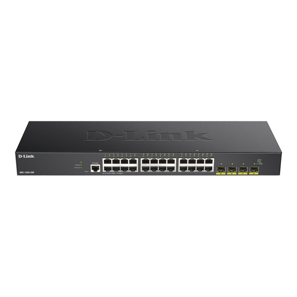 Produktbild för D-Link DGS 1250-28X - switch - 28 portar - smart - rackmonterbar