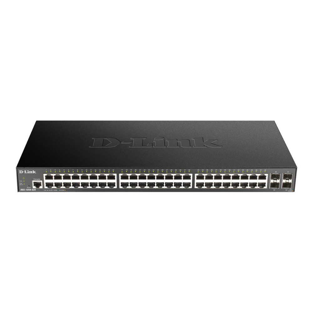 Produktbild för D-Link DGS 1250-52X - switch - 52 portar - smart - rackmonterbar