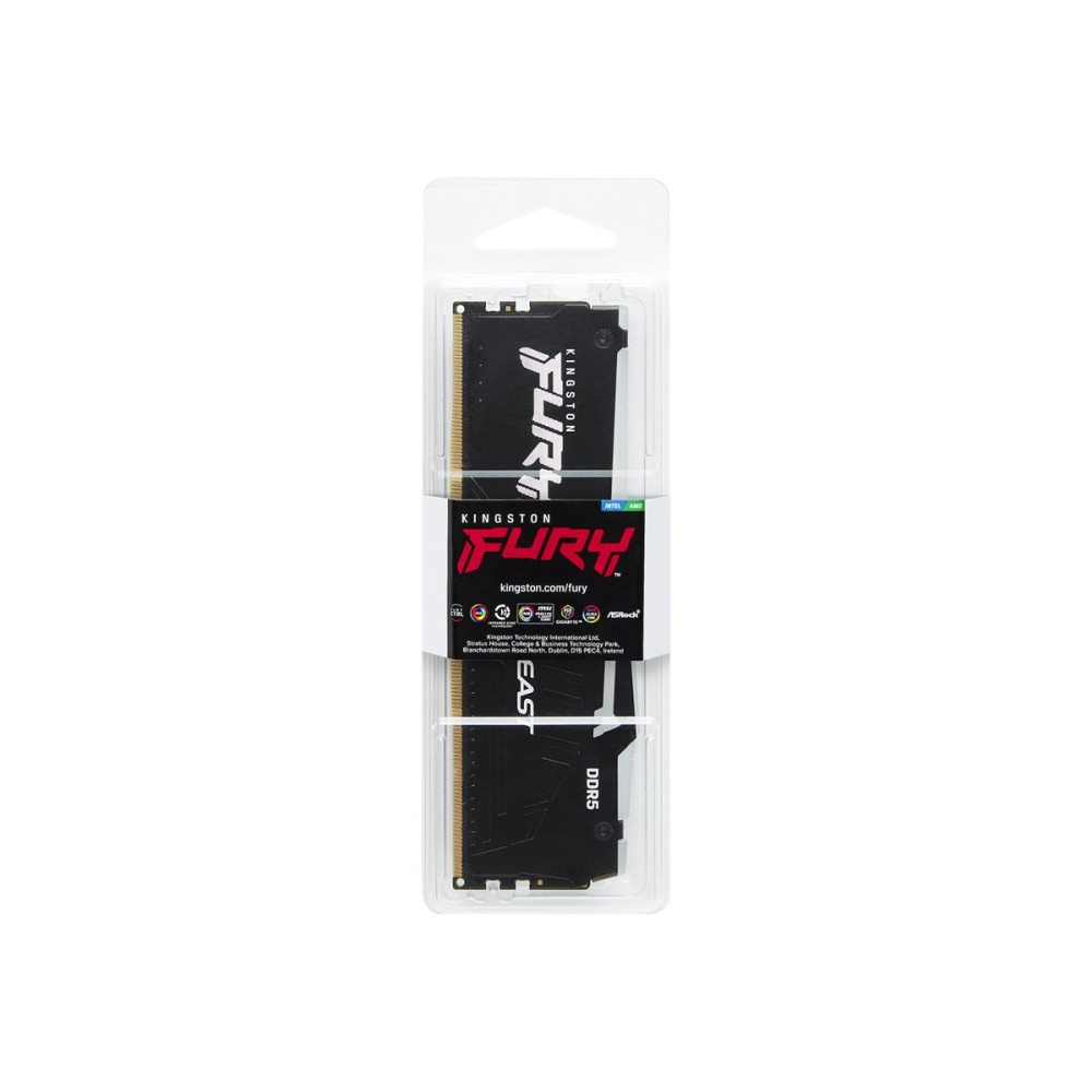 Produktbild för Kingston FURY Beast RGB - DDR5 - modul - 32 GB - DIMM 288-pin / PC5-41600 - ej buffrad