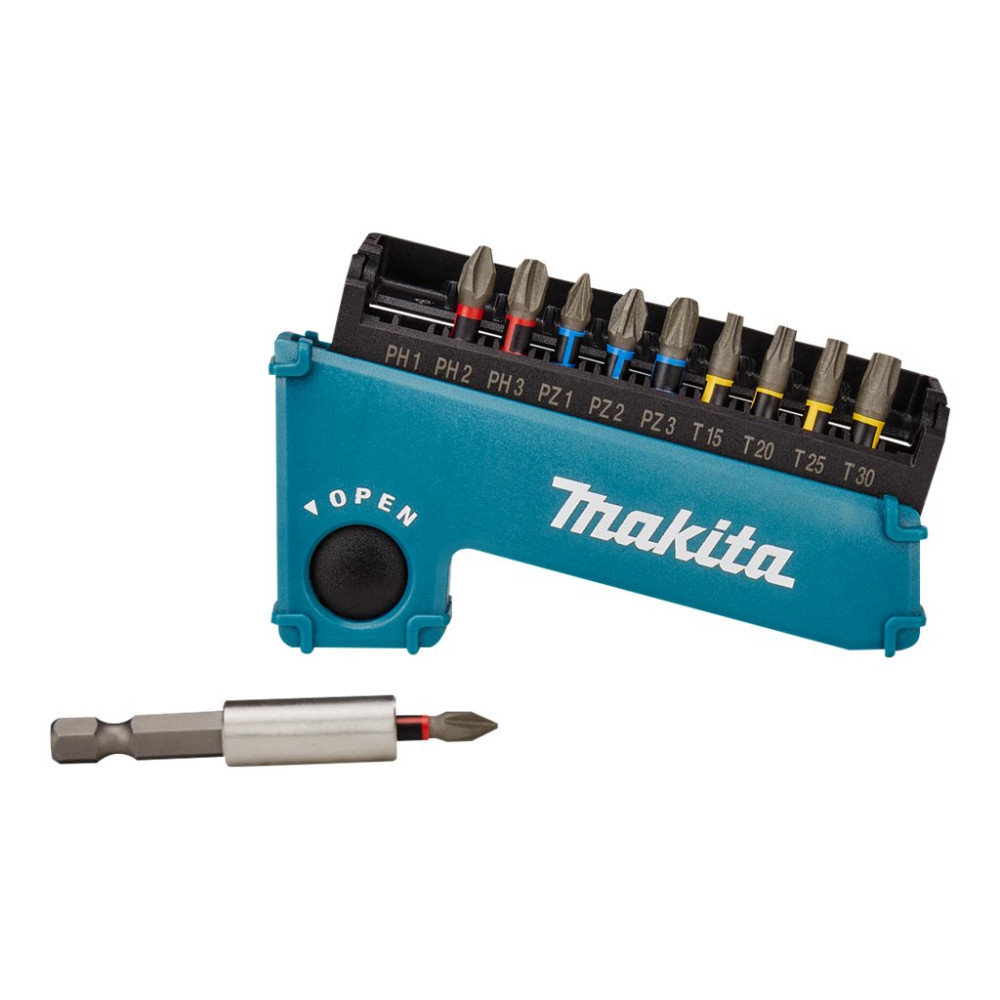 Produktbild för Makita Impact Premier skruvmejselbitsats - 11 delar