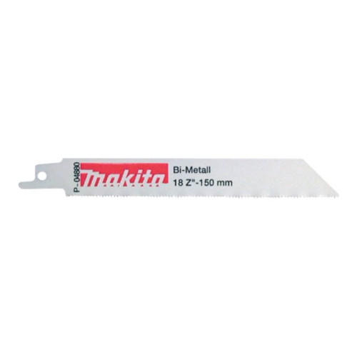 Makita Makita blad till tigersåg - för metall, aluminum, rostfritt stål, trä med spikar, stålrör, gjutjärn, profiler, mild steel, alloys - 5 delar