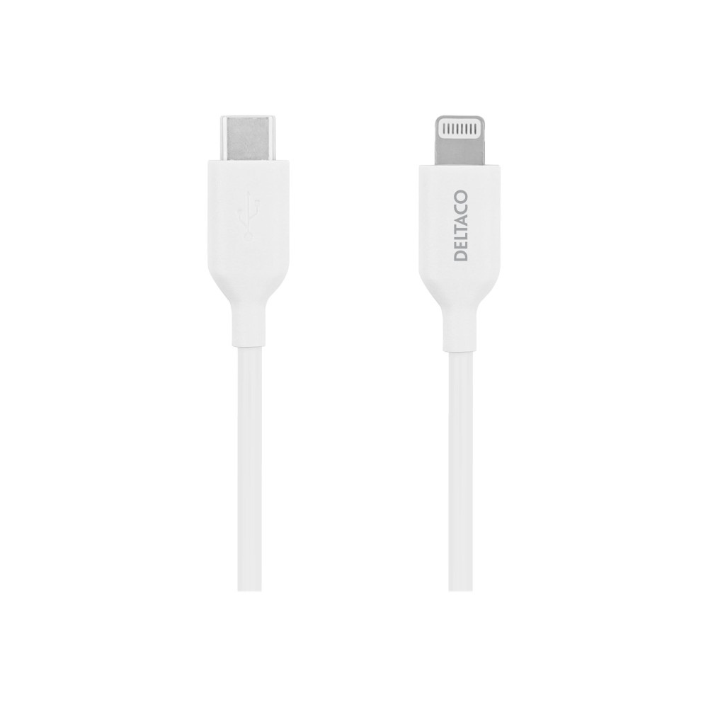 Produktbild för DELTACO Lightning-kabel - Lightning / USB - 2 m