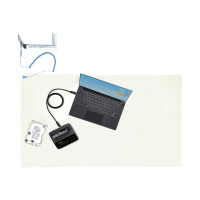 Produktbild för StarTech.com 23x47in Anti Static Mat, ESD Mat for Electronics Repair, Anti Static Desk Mat w/Detachable Grounding Wire, ANSI/ESD S 4.1 Compliant, Flexible Thermoplastic Work Mat/Pad - Suitable for Tables (LG-ANTI-STATIC-MAT) - antistatisk matta - löstagba