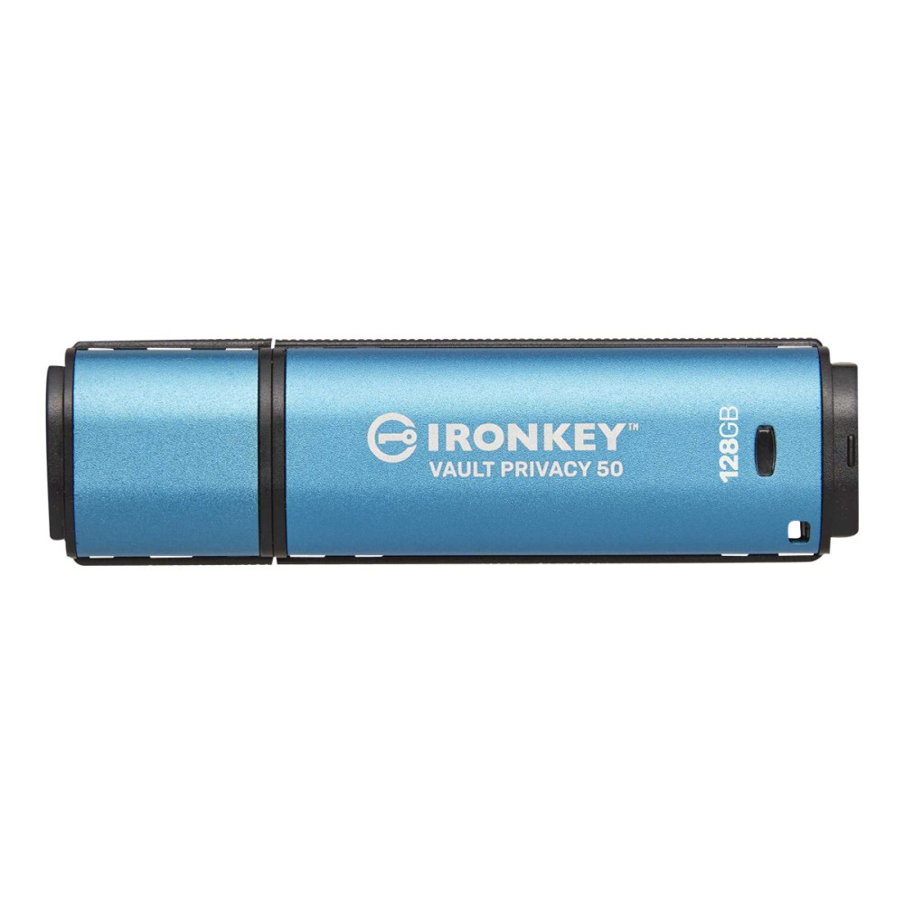 Produktbild för Kingston IronKey Vault Privacy 50 Series - USB flash-enhet - 128 GB - TAA-kompatibel