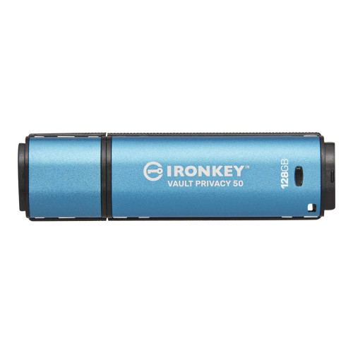 Kingston Technology Kingston IronKey Vault Privacy 50 Series - USB flash-enhet - 128 GB - TAA-kompatibel