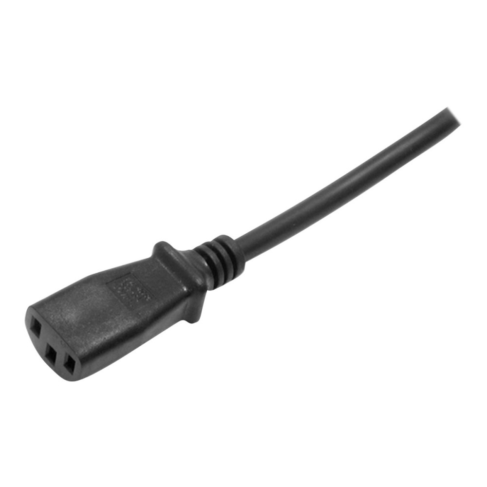Produktbild för StarTech.com 3m (10ft) Computer Power Cord, 18AWG, EU Schuko to C13 Power Cord, 10A 250V, Black Replacement AC Cord, TV/Monitor Power Cable, Schuko CEE 7/7 to IEC 60320 C13 Power Cord - PC Power Supply Cable (713E-3M-POWER-CORD) - strömkabel - power CEE 7