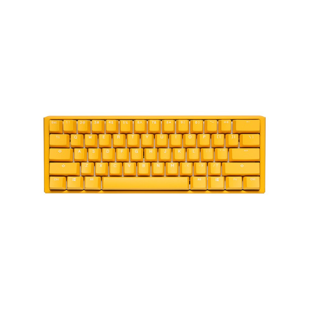 Produktbild för Ducky One 3 Mini - tangentbord - QWERTY - yellow ducky Inmatningsenhet