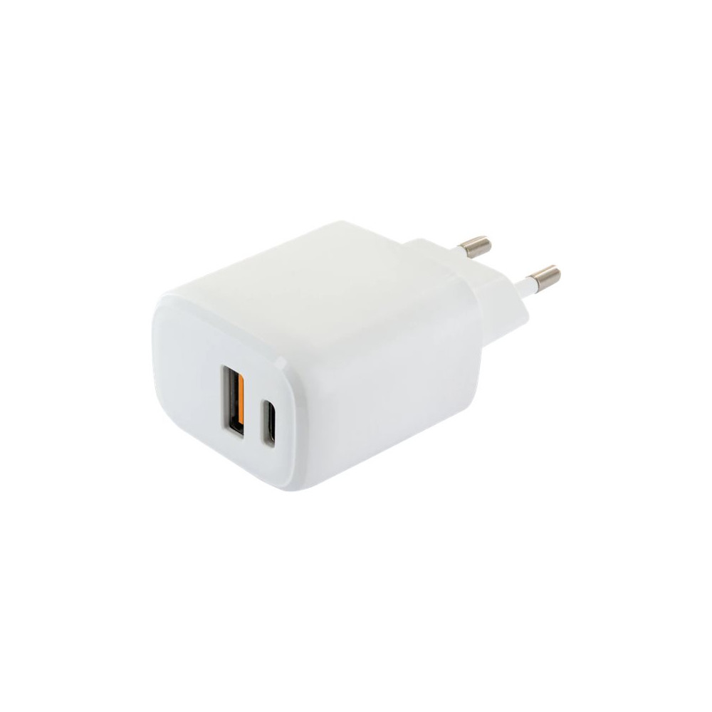 Produktbild för Schwaiger strömadapter - 230 V snabbladdare - USB-C, USB - 20 Watt