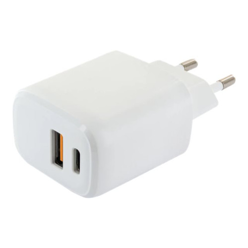 Schwaiger Schwaiger strömadapter - 230 V snabbladdare - USB-C, USB - 20 Watt