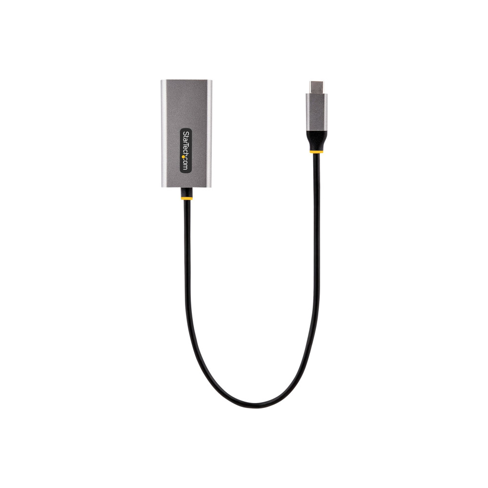 Produktbild för Startech USB-C to Ethernet Adapter, 10/100/1000 Mbps, Gigabit Network Adapter w/ ASIX AX88179A Chip, 1ft/30cm Cable, USB Type C to RJ45 Ethernet Dongle, USB C to LAN Adapter, Windows/macOS/Linux/ChromeOS (US1GC30B2) - nätverksadapter - USB-C - Gigabit Eth