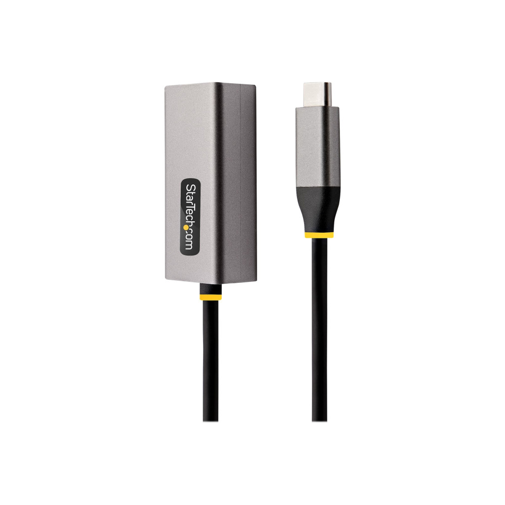 Produktbild för Startech USB-C to Ethernet Adapter, 10/100/1000 Mbps, Gigabit Network Adapter w/ ASIX AX88179A Chip, 1ft/30cm Cable, USB Type C to RJ45 Ethernet Dongle, USB C to LAN Adapter, Windows/macOS/Linux/ChromeOS (US1GC30B2) - nätverksadapter - USB-C - Gigabit Eth