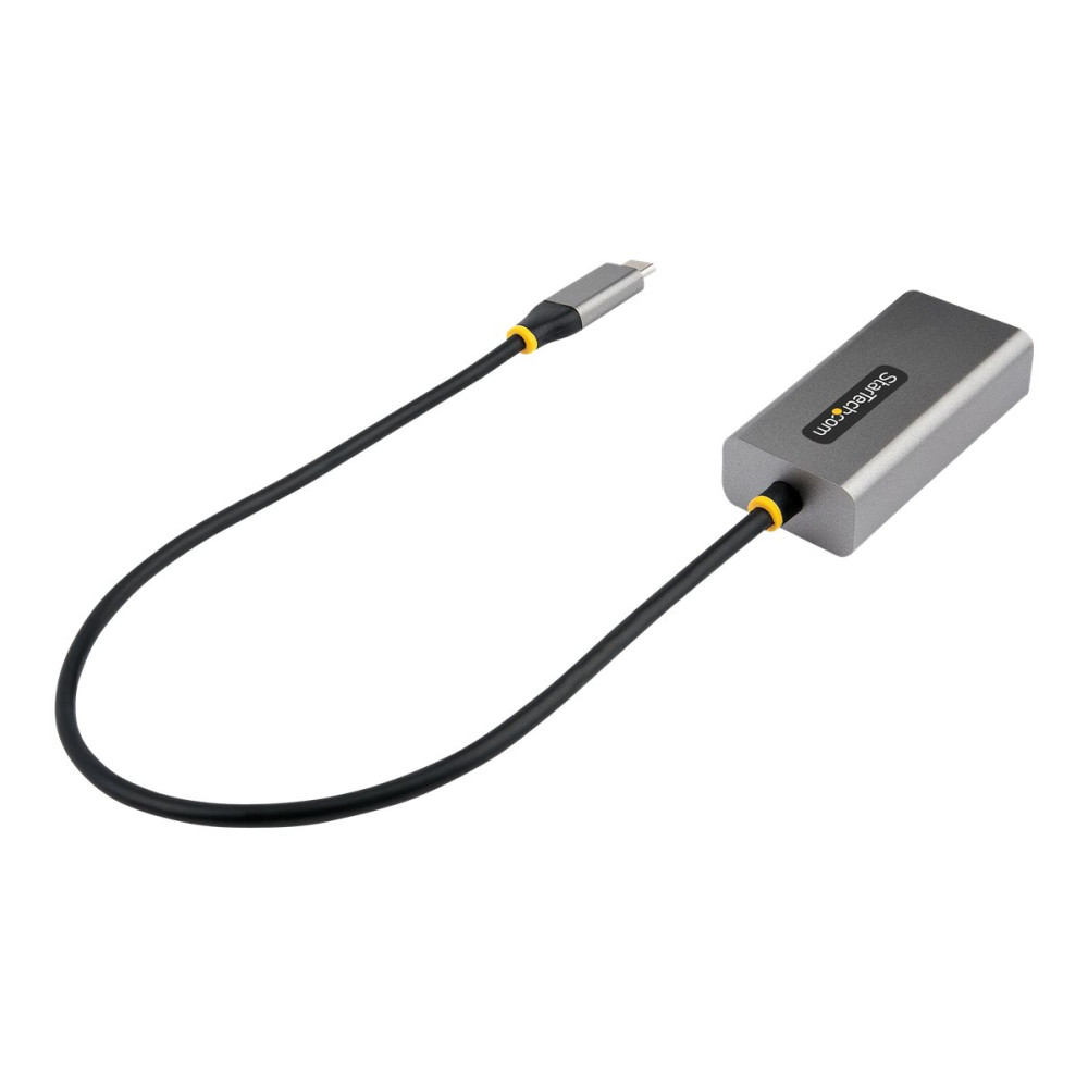 Produktbild för Startech USB-C to Ethernet Adapter, 10/100/1000 Mbps, Gigabit Network Adapter w/ ASIX AX88179A Chip, 1ft/30cm Cable, USB Type C to RJ45 Ethernet Dongle, USB C to LAN Adapter, Windows/macOS/Linux/ChromeOS (US1GC30B2) - nätverksadapter - USB-C - Gigabit Eth