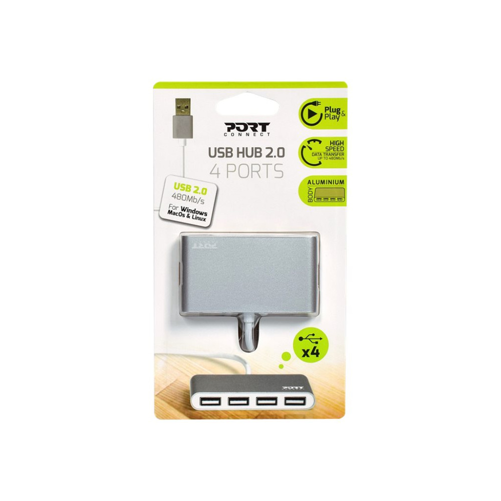 Produktbild för PORT Connect - hubb - 4 portar