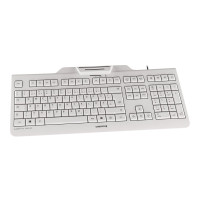 Produktbild för CHERRY KC 1000 SC - tangentbord - belgisk - blekgrå Inmatningsenhet