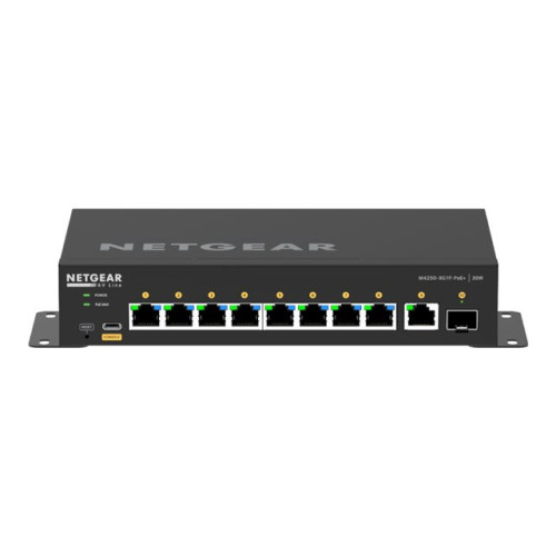 Netgear NETGEAR AV Line M4250-9G1F-PoE+ - switch - 10 portar - Administrerad